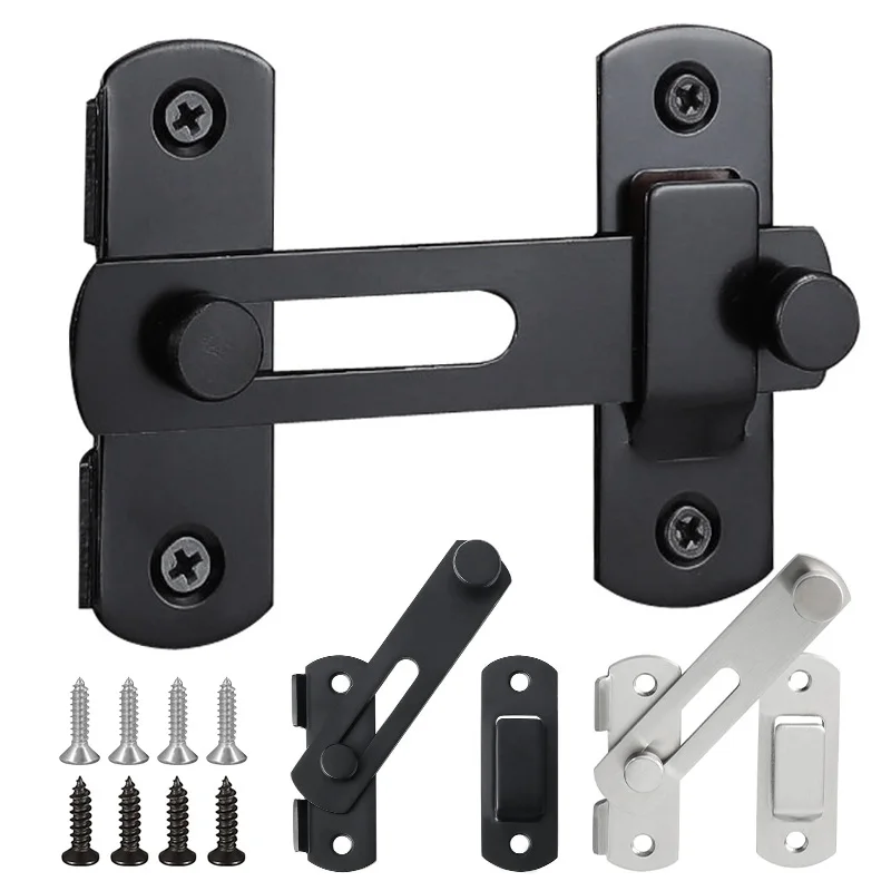 Flip Latch Gate Latches Safety Door Bolt Latch Lock Stainless Steel Garden Bathroom Gate Latches Heavy Garage Door Locks door latch door lock latch