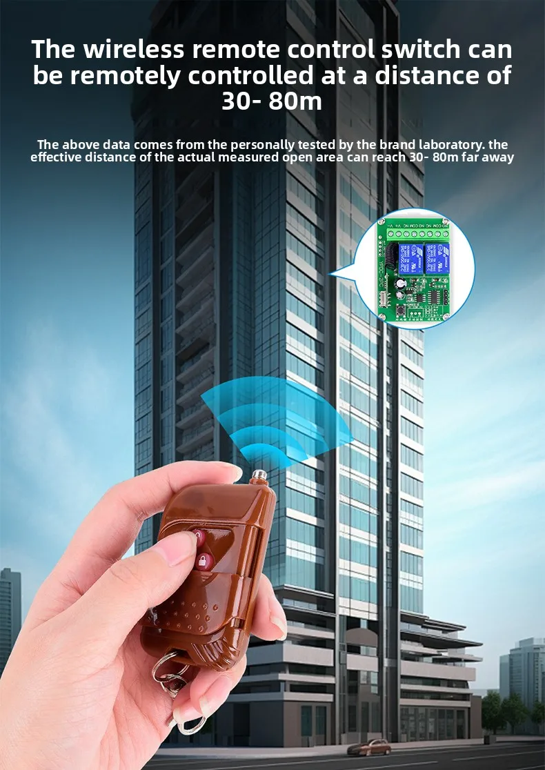 access control remote control switch 315/433 trillion remote control module wiri