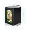Wooden Pet Urns Wooden Cremation Box With Pet Picture Frame Pet Memorial Picture Frame Urns For Beloved Pets 6