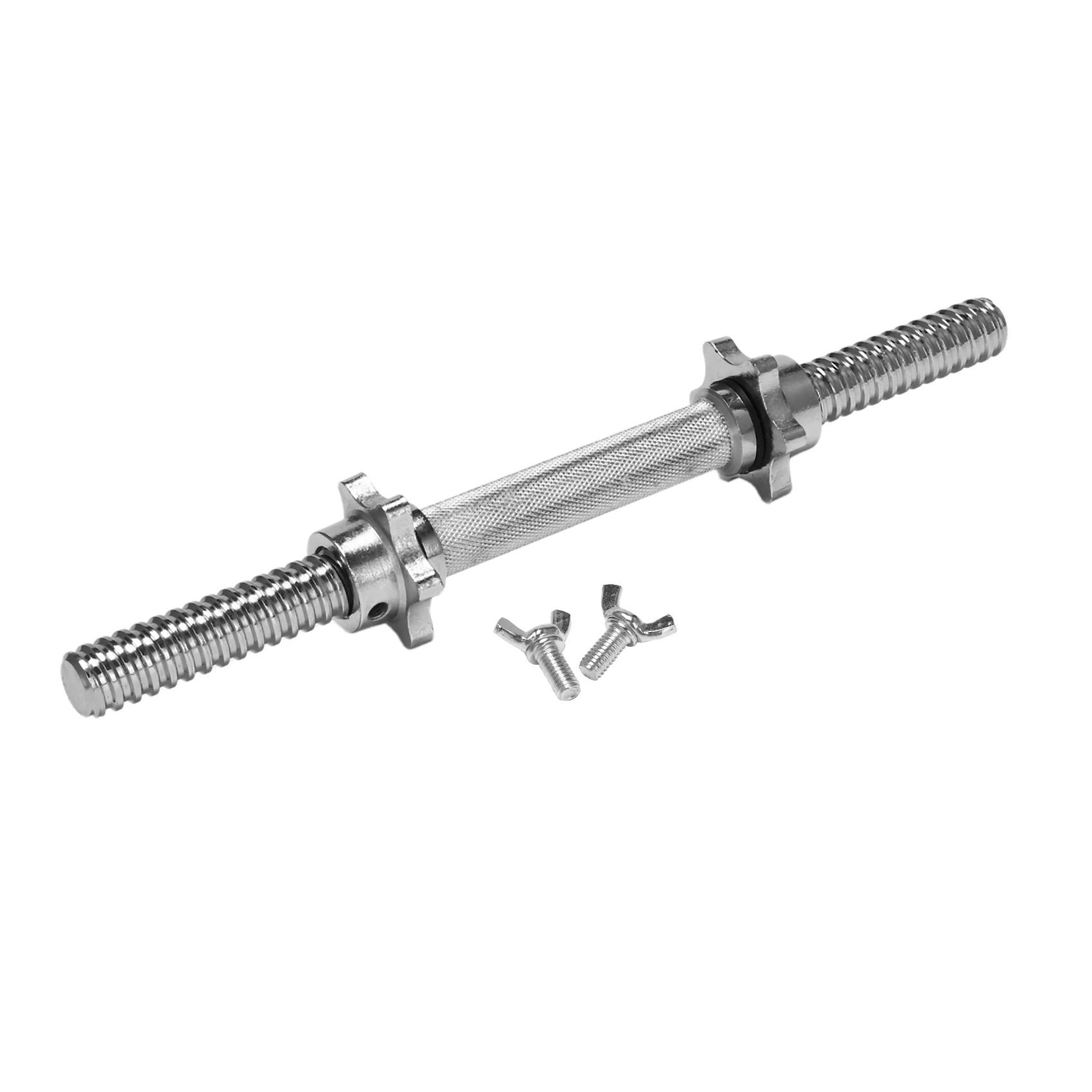 Manubri Filettati Da 38Cm Barre Manubrio Regolabili Maniglie Argento