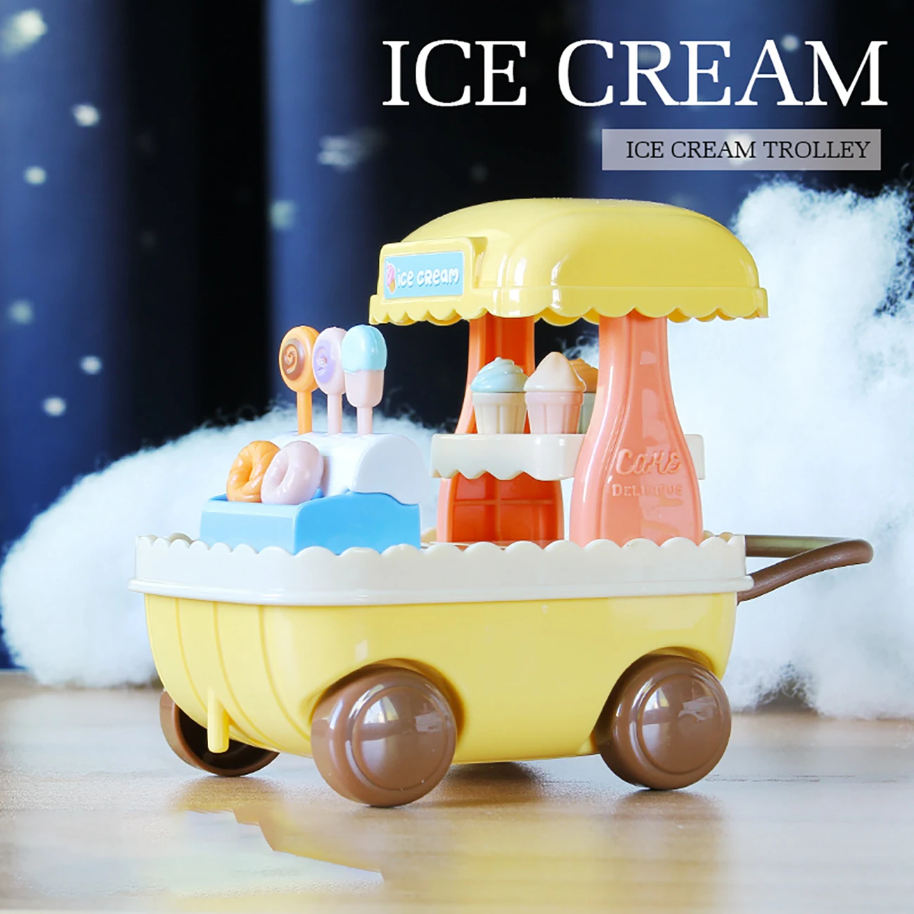1pc Girl Gift Model Toy Table House Accessories Forest Family Kitchen Miniature House Play House Toy Small Model Furniture 6