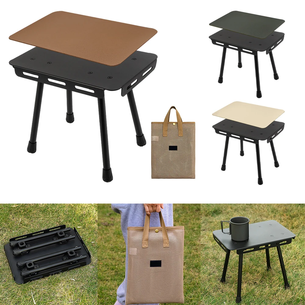 

Portable Folding Table Chair Pony Stool Coffee Table For Camping Fishing Picnic Outdoor Camping Accessories Durable Practical