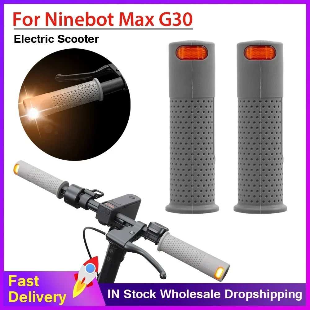 

Modifited Turn Signal Light for Ninebot Electric Scooter Max G30 Handlebar Grip With Remote Control Waterproof Led Lamp Accessor