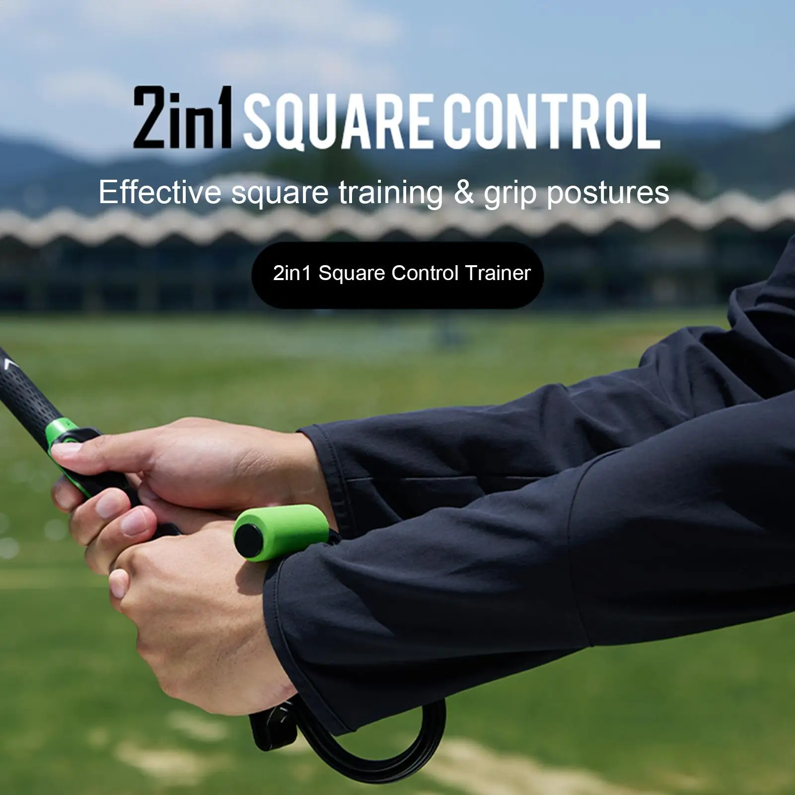 2in1Golf Swing Corrector Aid Square Training Grip Postures Trainer Control Tool Golf Swing Tool Putter Hand Grip Correction