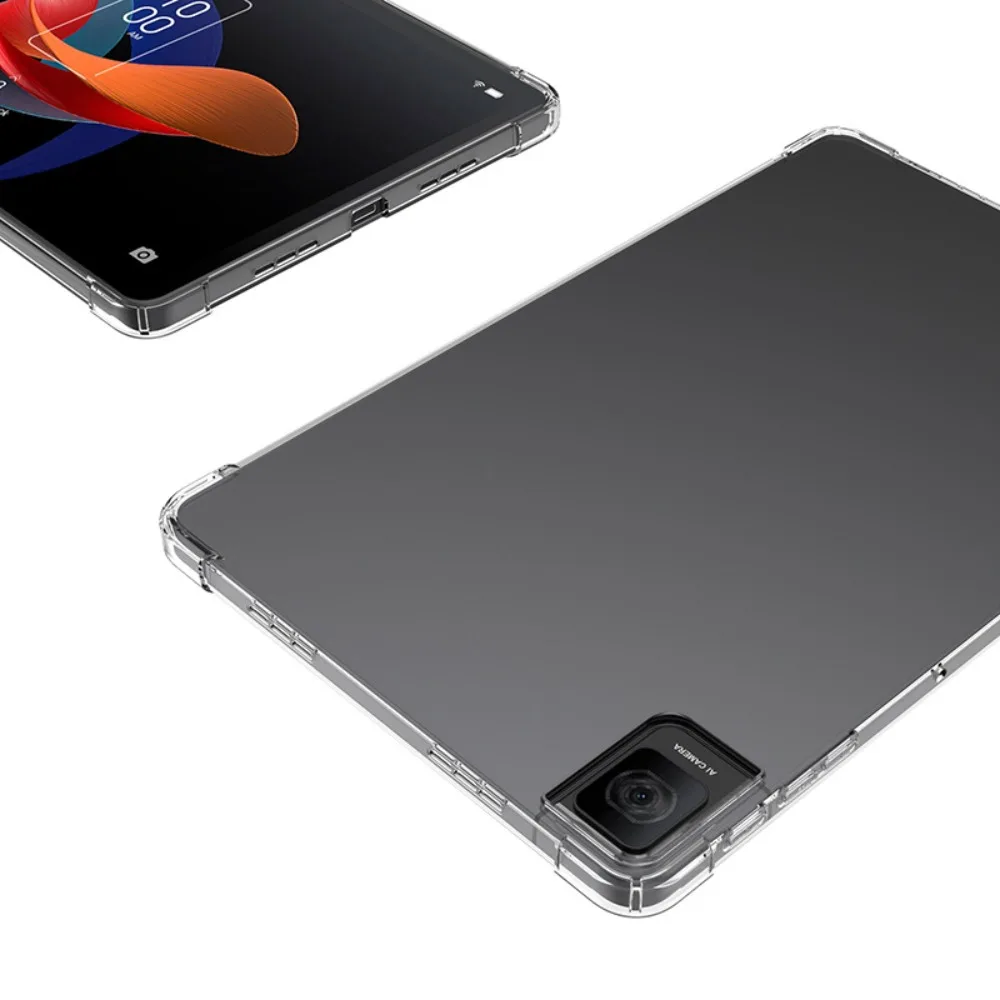 Ultra-Slim Shockproof Transparent TPU Tablet Case with Anti-Yellowing Technology and Airbag Protection