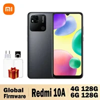 Xiaomi Redmi 10A 4G Smartphone 4GB 64GB Helio G25 Octa Core 6.53' HD Display 13MP Fingerprint 5000mAh Cellphone Global Rom 1