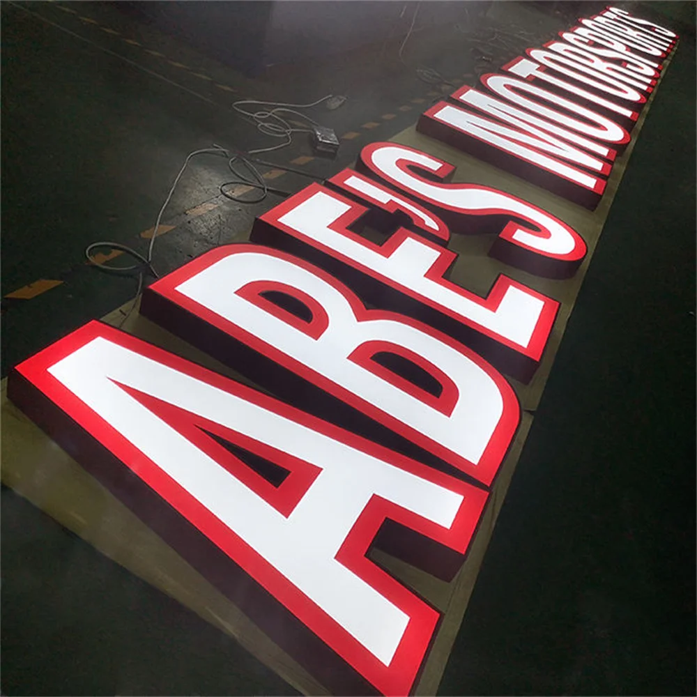 

Acrylic Letter Sign Customizing Outdoor Advertising Frontlit Custom Led 3D Outdoor Channel Letter Sign