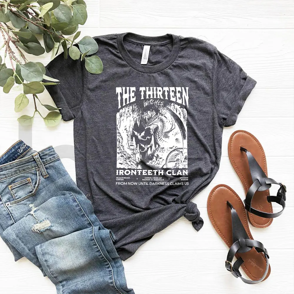 The Thirteen Shirt Throne of Glass T-Shirt Manon Blackbeak Ironteeth Shirt Witches SJM Merch Halloween Terrasen Bookish Shirts 3