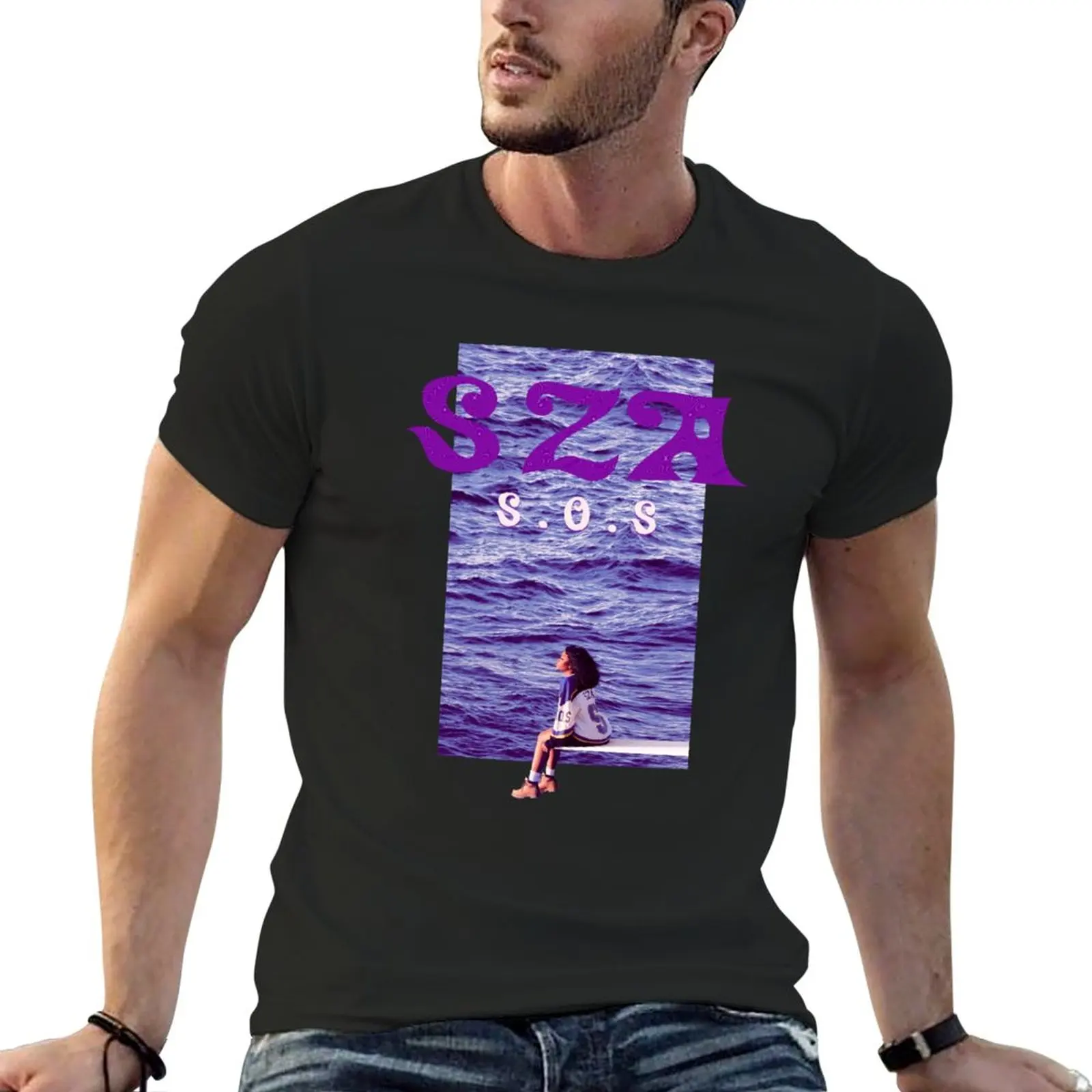 

SZA T-Shirt quick drying anime clothes men workout shirt