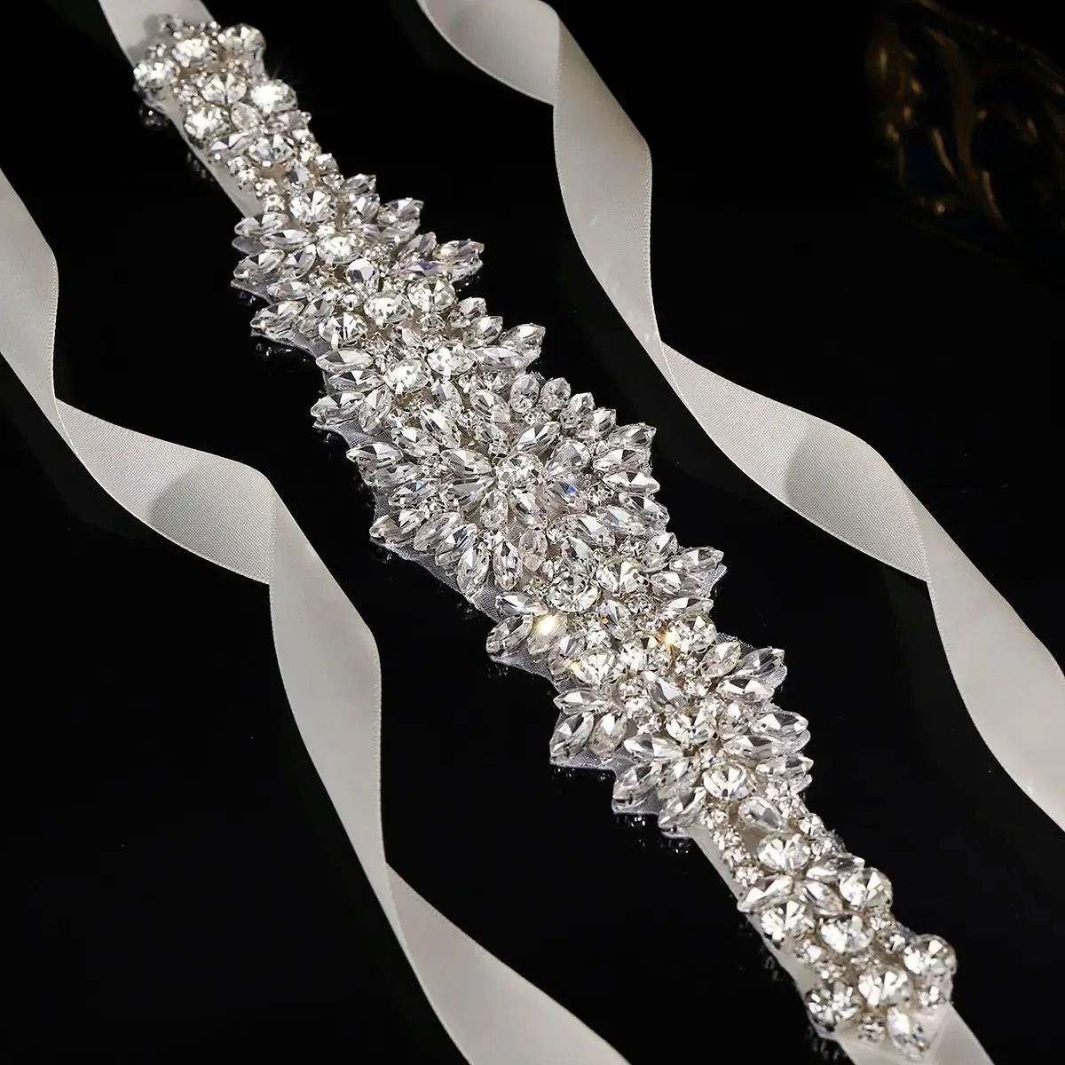 Bridal Belt Womens Evening Belts Orange Belt| Rebekajewelry