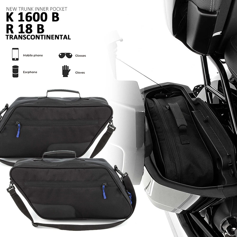 

Motorcycle Luggage Bag Black Saddlebag Inner Bags New For Bmw r18 R 18 B R18 Transcontinental K1600B K 1600 B K1600 B All years