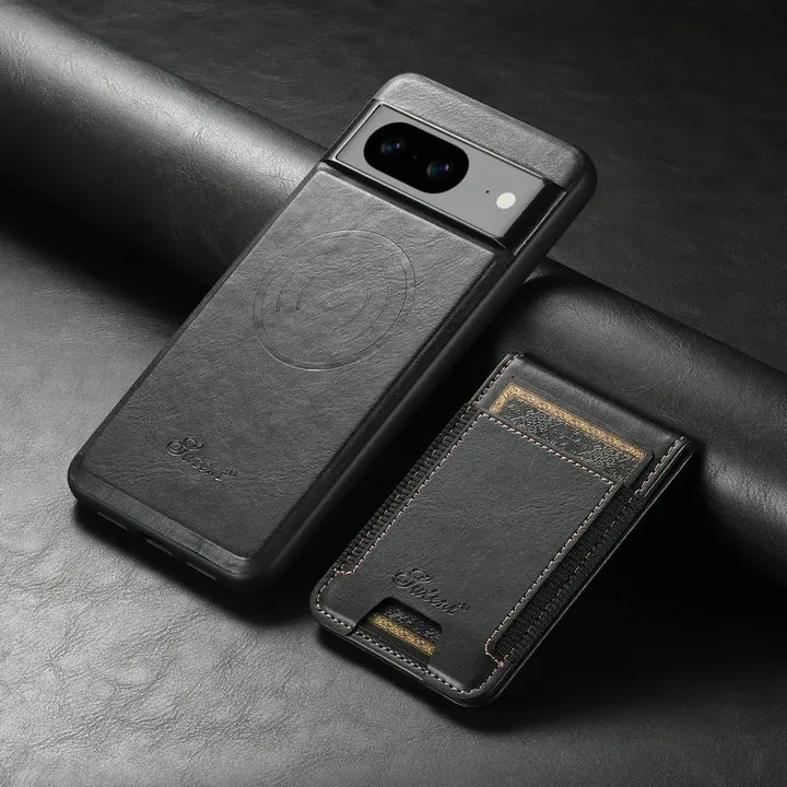 Leather 2-in-1 Magsafe Back Case with Detachable Card Holder