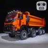 Toucan JDM 65C Metal 8*8 1/14 Hydraulic RC Dumper Truck Painting Tipper Diff Lock Axle Sound Controlled Car TH20690-SMT8 1