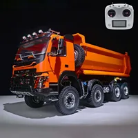 Toucan JDM 65C Metal 8*8 1/14 Hydraulic RC Dumper Truck Painting Tipper Diff Lock Axle Sound Controlled Car TH20690-SMT8 1