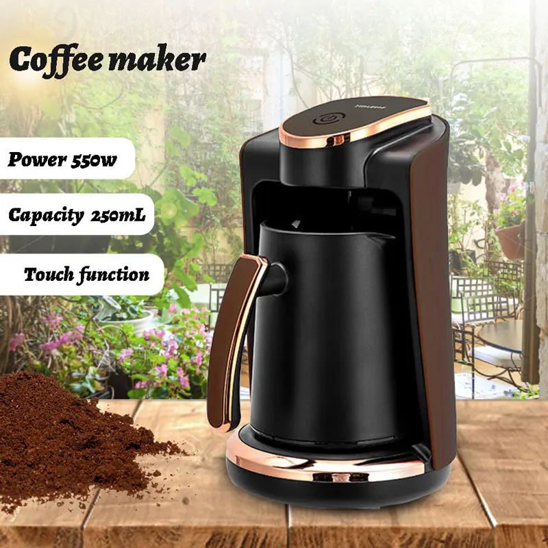 250ml Electric Coffee Pot 550W Portable Drip Coffee Machine Household Small Milk Maker Office Mocha Pot 110V 220V