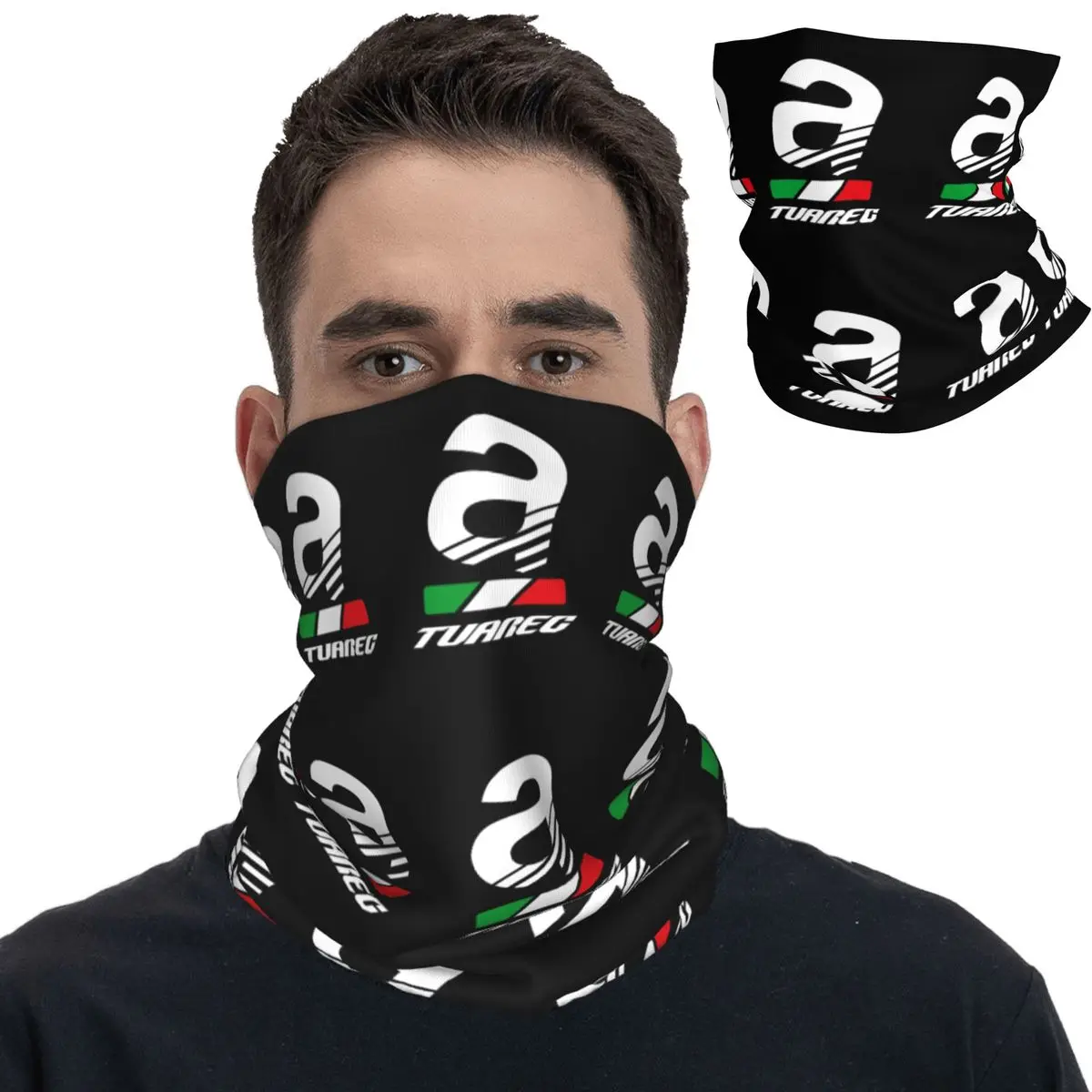 

Aprilia Tuareg Motocross Bandana Neck Cover Motorcycle Racing Wrap Scarf Multifunctional Headband Running Unisex All Season