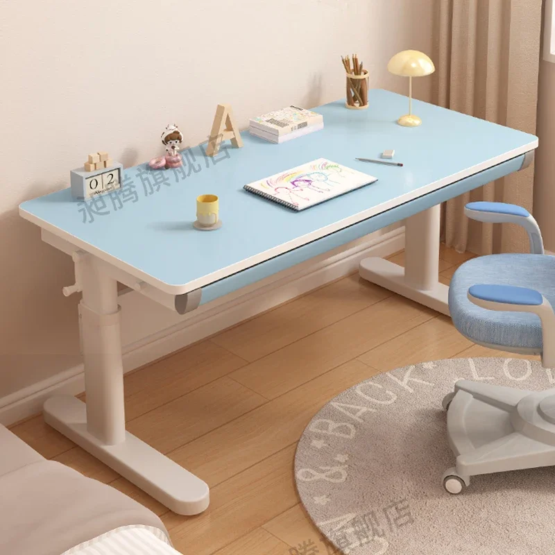 School Furniture Kids Study Table Child Room Children Desk Chair Childrens Classroom Tables Set Supplies Student Elementary