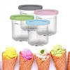 1/2/4pcs Ice Cream Pints Cup Ice Cream Containers With Lids For Ninja Creami Pints For Nc301 Nc300 Nc299amz Ice Cream Maker 2