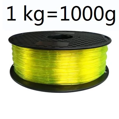 Flexible TPU 3D Printing Filament - Versatile Colors and 1.75mm Precision