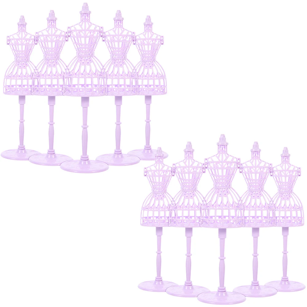 

10 шт., детские пластиковые вешалки для одежды