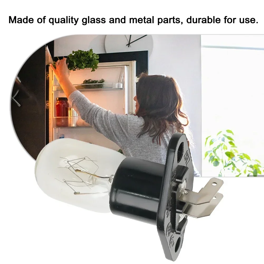 Bulb Microwave Ovens 2 Pins 2A 250V And Base Cannot Be Disassembled Lack & Clear Microwave Oven Bulb
