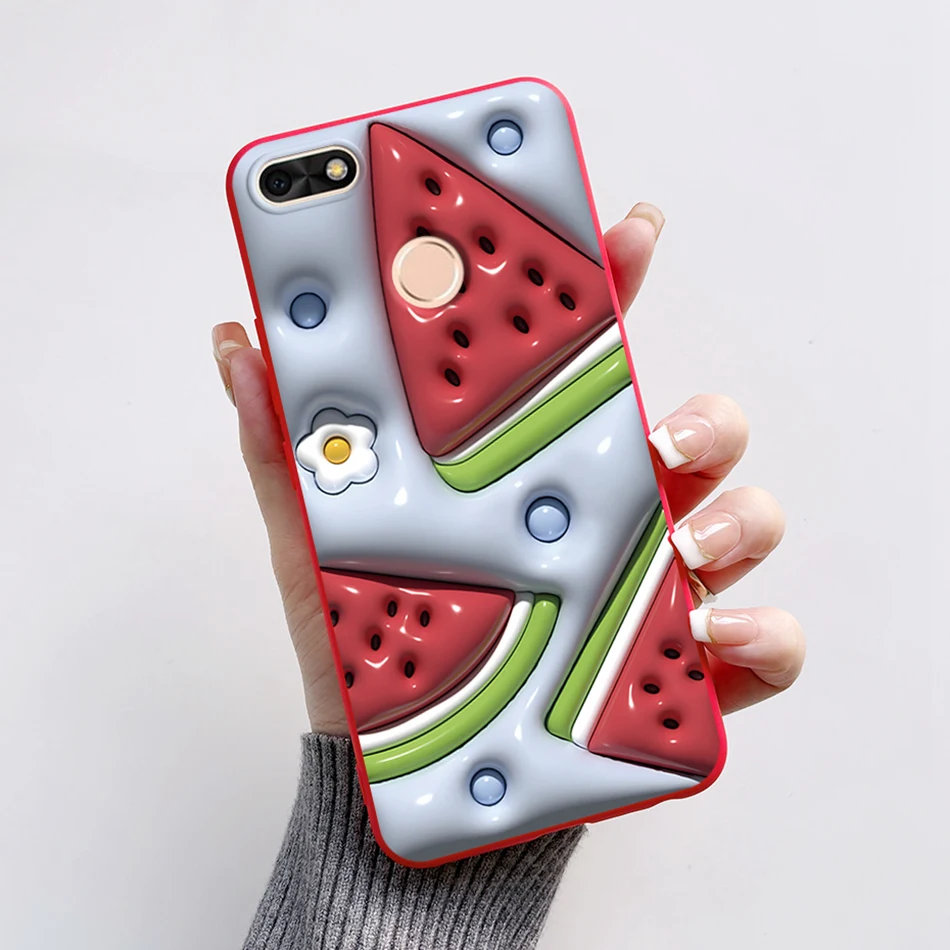 Cartoon Silicone Back Cover Case