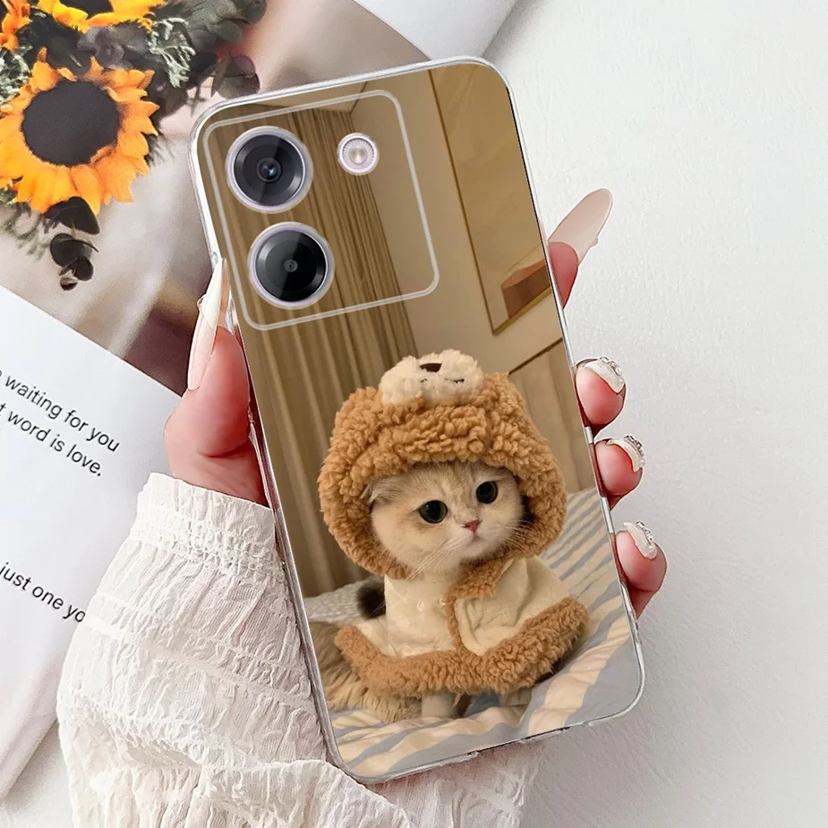 Luxury Fashion Painted Clear Silicone Phone Case - Slim Design