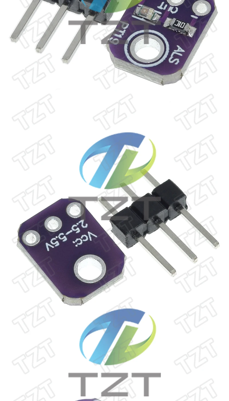 ALS-PT19 Analoges Lichtsensormodul mit Hohem Dynamikbereich Lichtsensoren Breakout-Board für Arduino 2,5V-5,5V Licht-UV-Sensormodul – Detail 5
