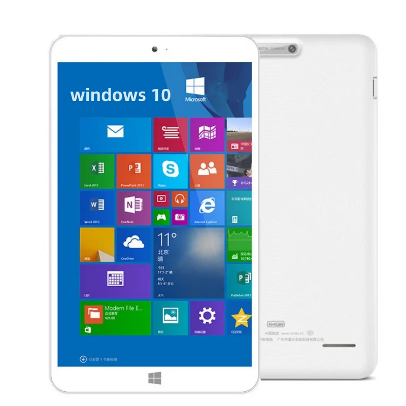 태블릿 PC, 윈도우 10 CPU Z3735F, 와이파이 쿼드 코어 듀얼 카메라, 사무실 업무, 8 인치, 2GDDR RAM, 32GROM, V8 