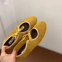 Bailamos 2025 Women Flats Lace Up Ladies Square Toe Flat Heel Sandals Spring Loafers Shoes Casual Oxford Shoes Female Flat Shoes - Image 5