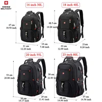 Waterproof Men's Backpack 15.6/17 Inch Laptop Backpacks School Travel Bags Swiss-style Large Capacity Business Bagpack Mochila - Image 4