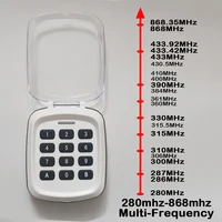 Wireless Keypad Garage Door Remote Control 4 in 1 280-868MHz MultiFrequency Gate Remote Control Garage Door Opener Transmitter 2