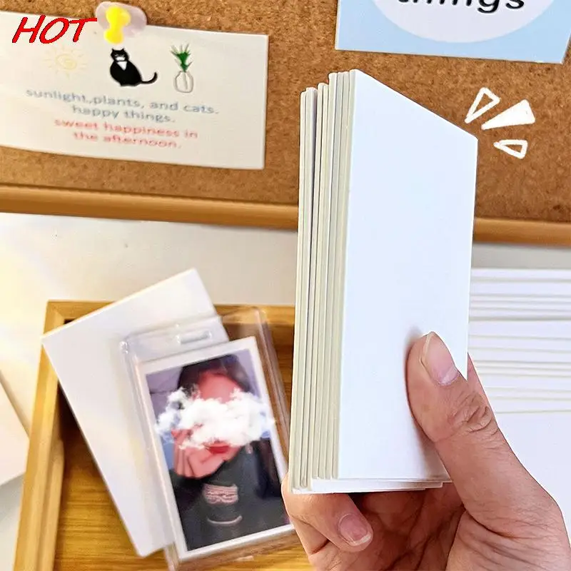 작은 카드 보호 판지, 흰색 두꺼운 종이 잼 크래프트 종이, DIY 수제 카드 제작, 양면 공예 종이, 10 개