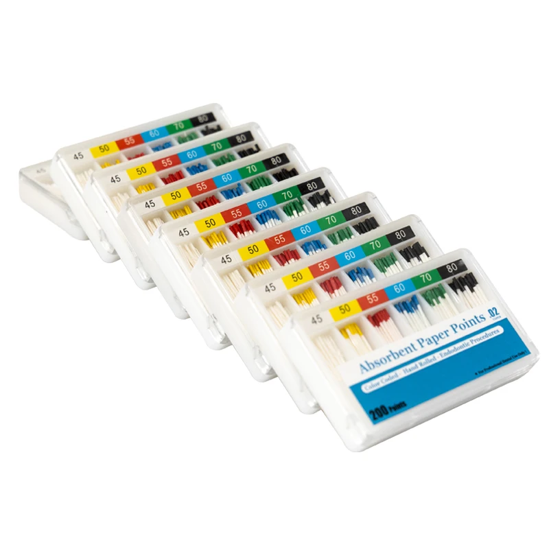 1BoxDentalAbsorbentpaperpointsEndodonticTreatmentEndoDryRoot