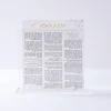 Lucite Acrylic Blessing Card and Box Birchas Hamazon Nusach Ashkenaz Acrylic Judaica Bencher Holder with 8pcs Blessing Cards 1