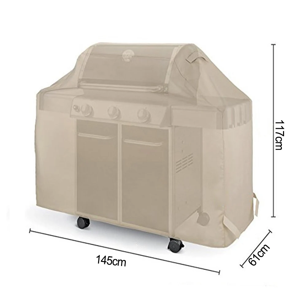 

Пылезащитный чехол для барбекю, пылезащитный чехол для духовки барбекю, чехол для газового гриля 145x61x117 см 170x61x117 см 190x71x117 см, ткань Оксфорд, ПВХ слой