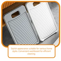 Washboard Anti-slip Hangable Laundry and Artifact (grey) Washing Portable Drying Rack Travel for Small Number Scrub 2