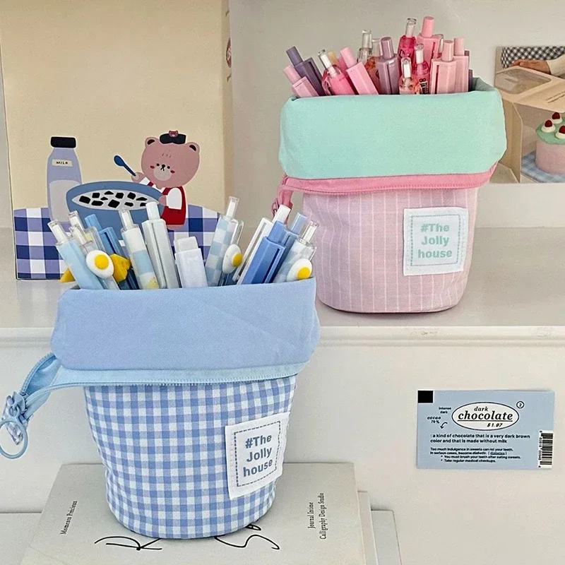 Large Capacity Pencil Case pencil case pen pouch Pen Storage Pouch Cute Pencil Holder Back To School Kids Gift Stationery Supplies Student