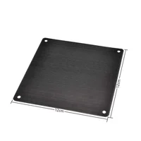 6cm 8cm 12cm PVC Black  Computer Fan Dust Filter Net Dustproof Cover Guard PC Cooler Fan Mesh Case 2