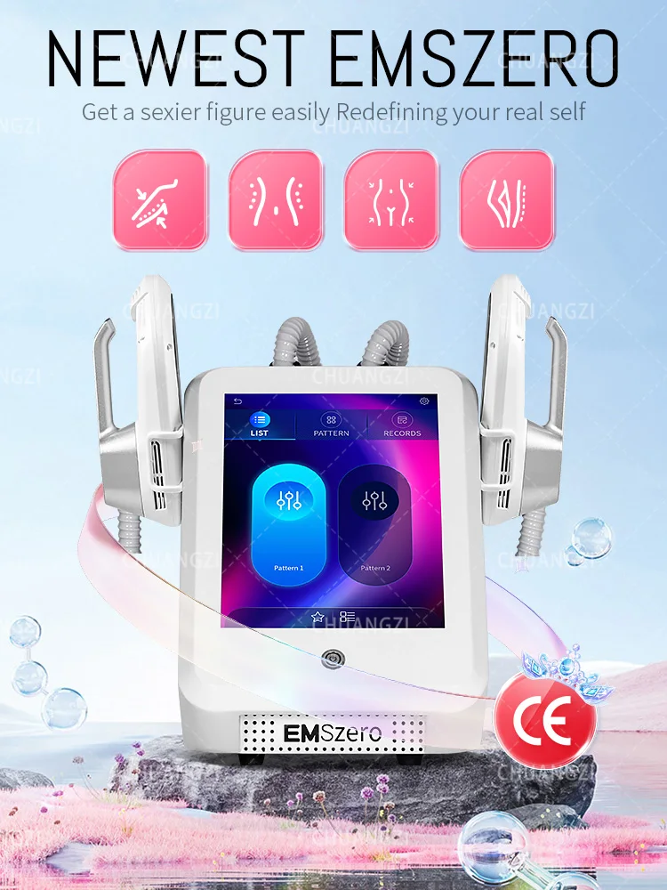 zero RF 6500W 200Hz  다이아몬드 타입 바디 근육 조각 메커니즘 빌딩 근육 자극 기계, 골반 패드 살롱