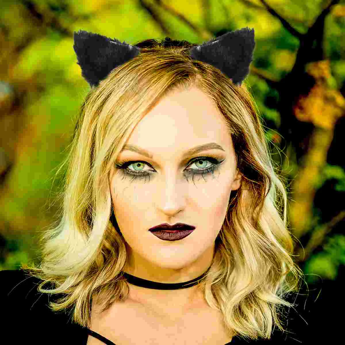 Ears Hairpin Hair Clips Girls Adorable Headwear Animal Ear Headdress Costumes Accessories Halloween Party 2pcs