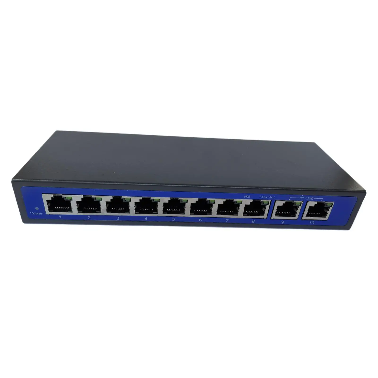 0Mbps 8 POE 업링크 이더넷 스위치를 통한 전원 공급 4,5+/7,8V 48V