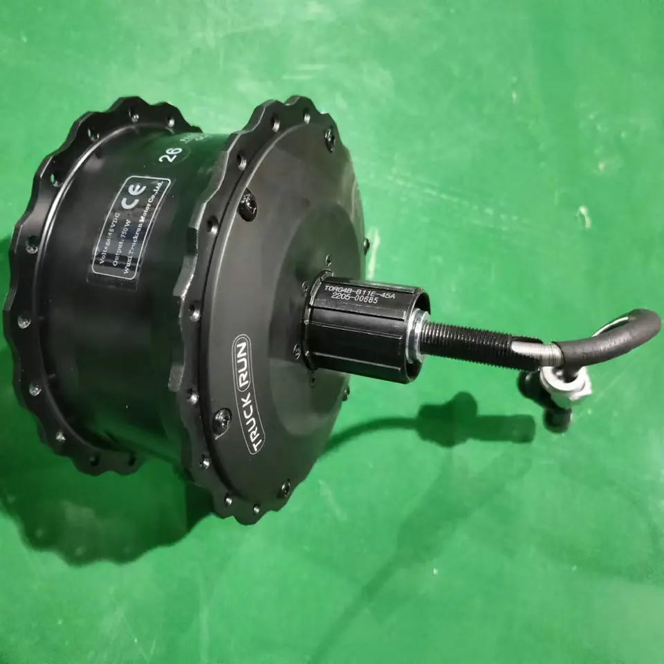 48v750w Cassette Flywheel Motor Bldc With Torque Sensor Built In For