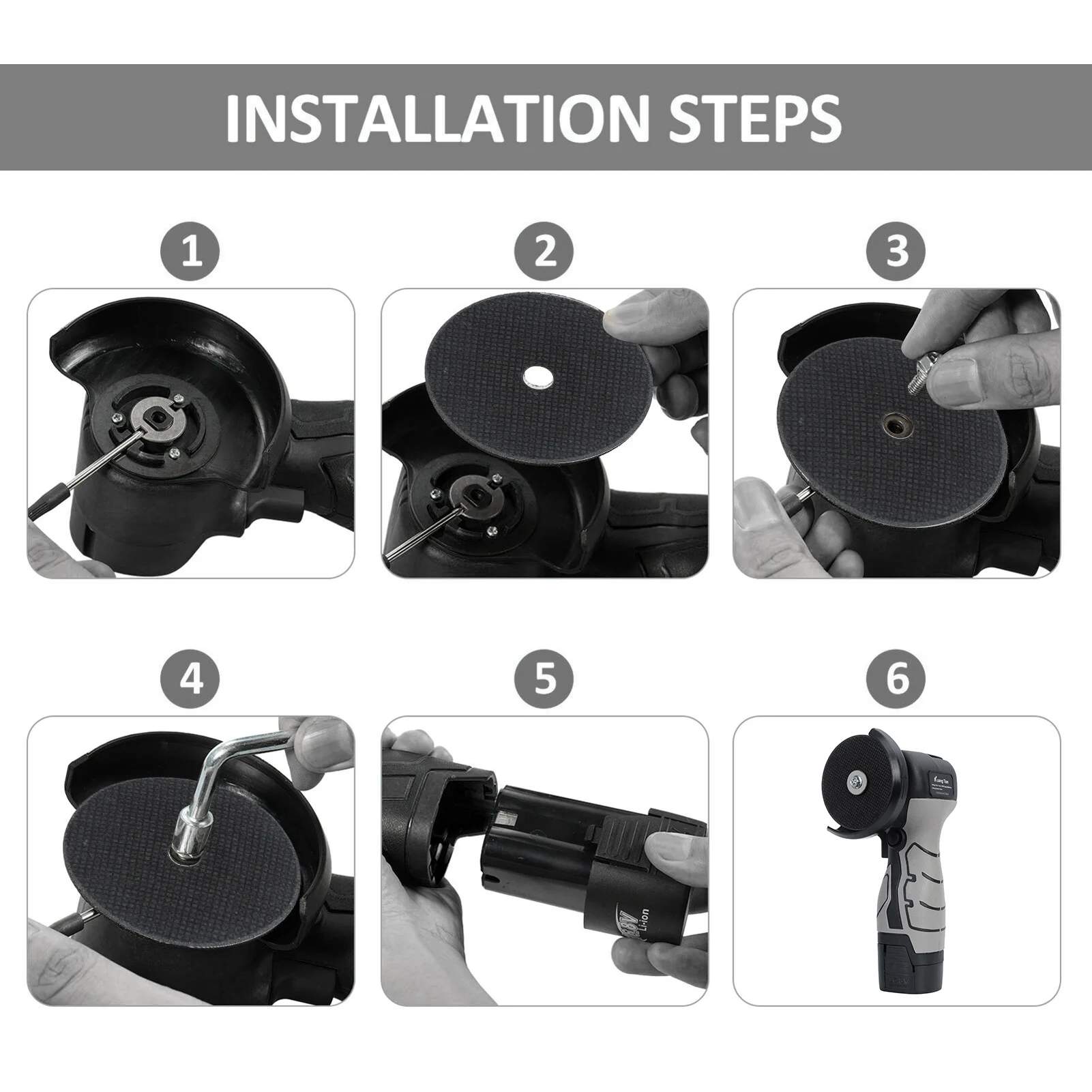 Angle Grinder Tool, Cordless Mini Angle Grinder, Brushless Cut Off Hand Polishing Grinding Tool, Electric Hand Grinder Power