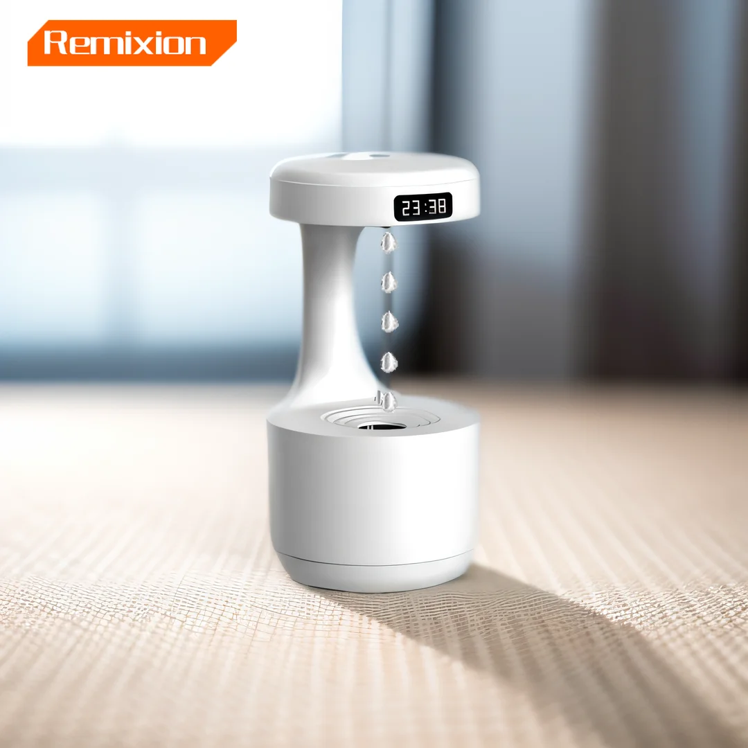 

Portable Mini USB Home Office Bedroom Smart Humidifiers Ultrasonic Water Drop H2o Anti Gravity Humidifier
