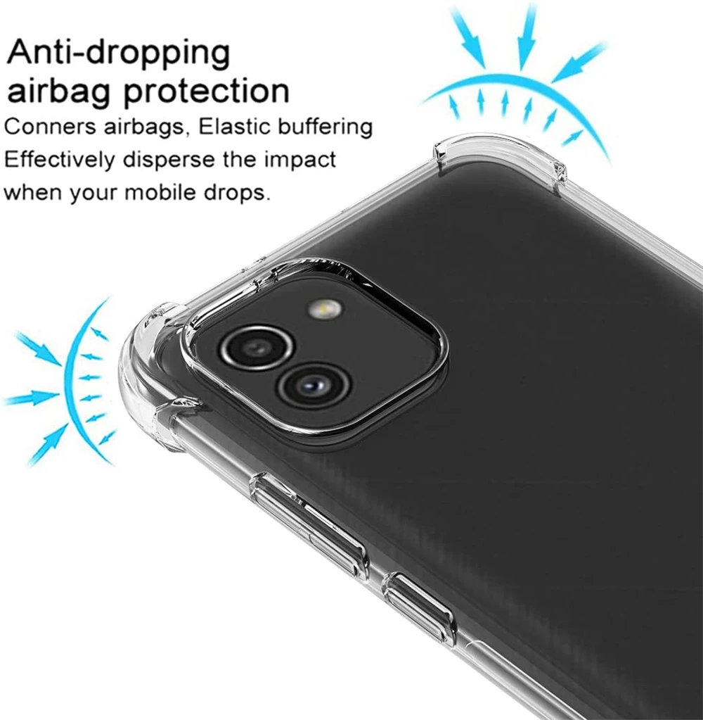 Durable Shockproof Clear Silicone Phone Case