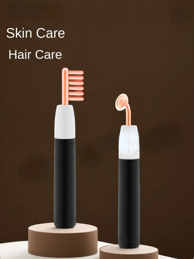 Wireless High Frequency Electric Therapy Stick Hair, Arms, Face, Neck Care Beauty Instrument To Alleviate Dry, Aging,oily Skin 3