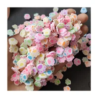 Mixed Rainbow Color Polymer Clay Animal Paw Print Cat Paw Artificial Confetti Sprinkles Hot Clay Slices 1