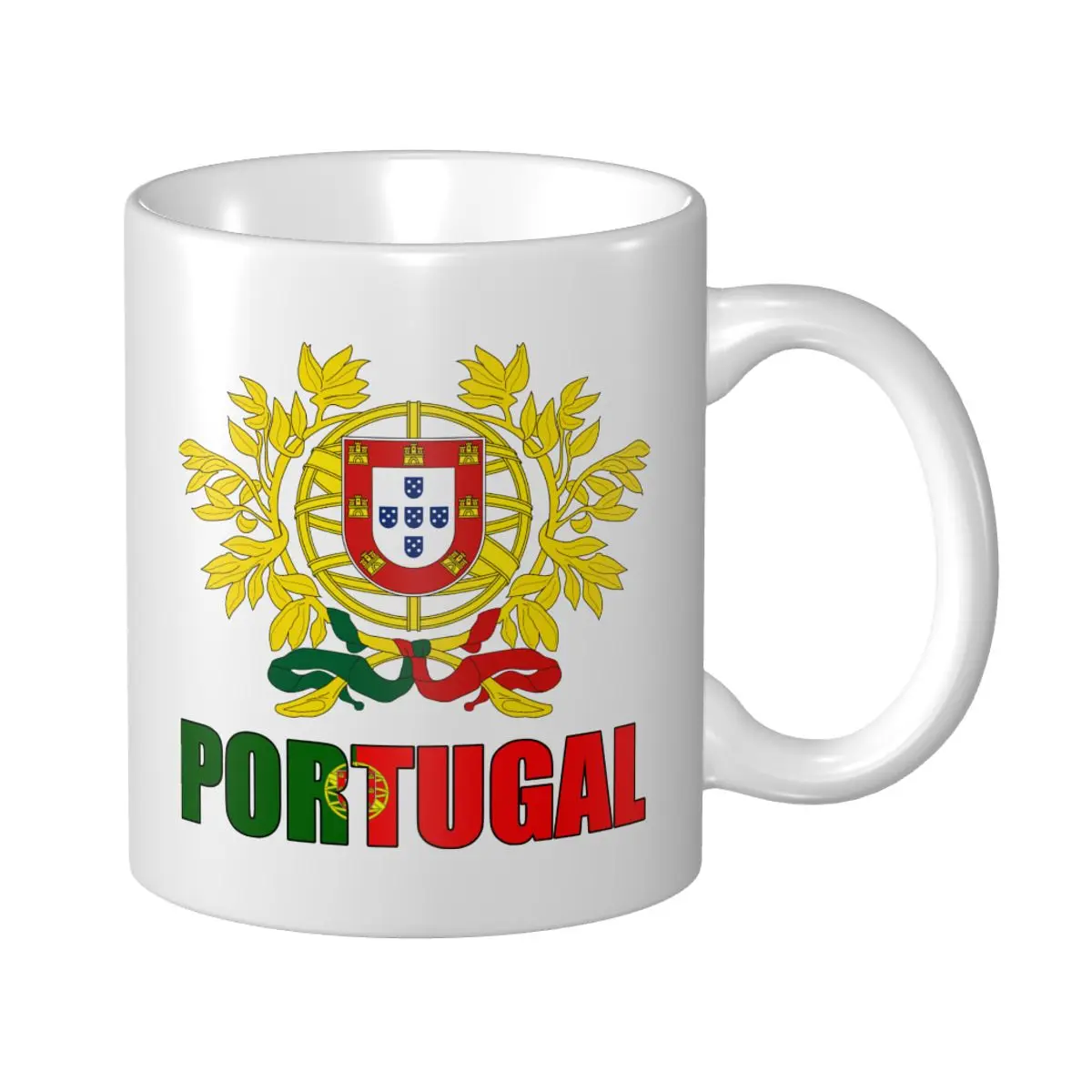 

Mark Cup Mug Portugal Letter Flag Coffee Mugs Tea Milk Water Cup Travel Mugs For Office Home