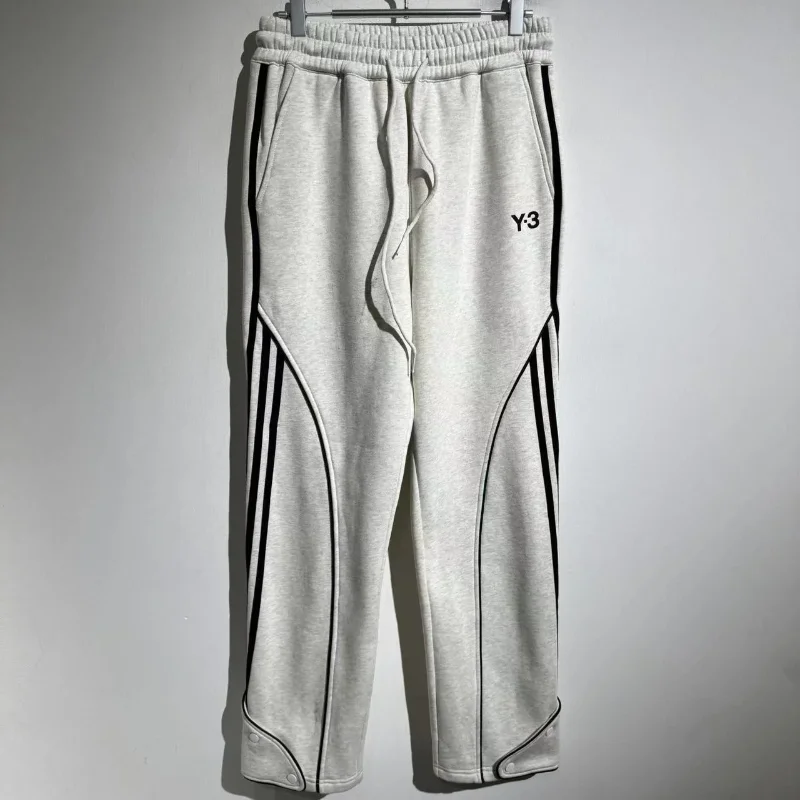 

Top Quality Side Stripe Design Straight Trousers Casual Pocket Pants Y2k Streetwear Jogger Sweatpants Women Clothing Men Clothes